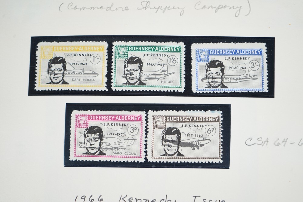 BRITISH ISLES SPECIALIZED 1960s JFK CINDERELLAS 250+ STAMPS & 50+ COVERS