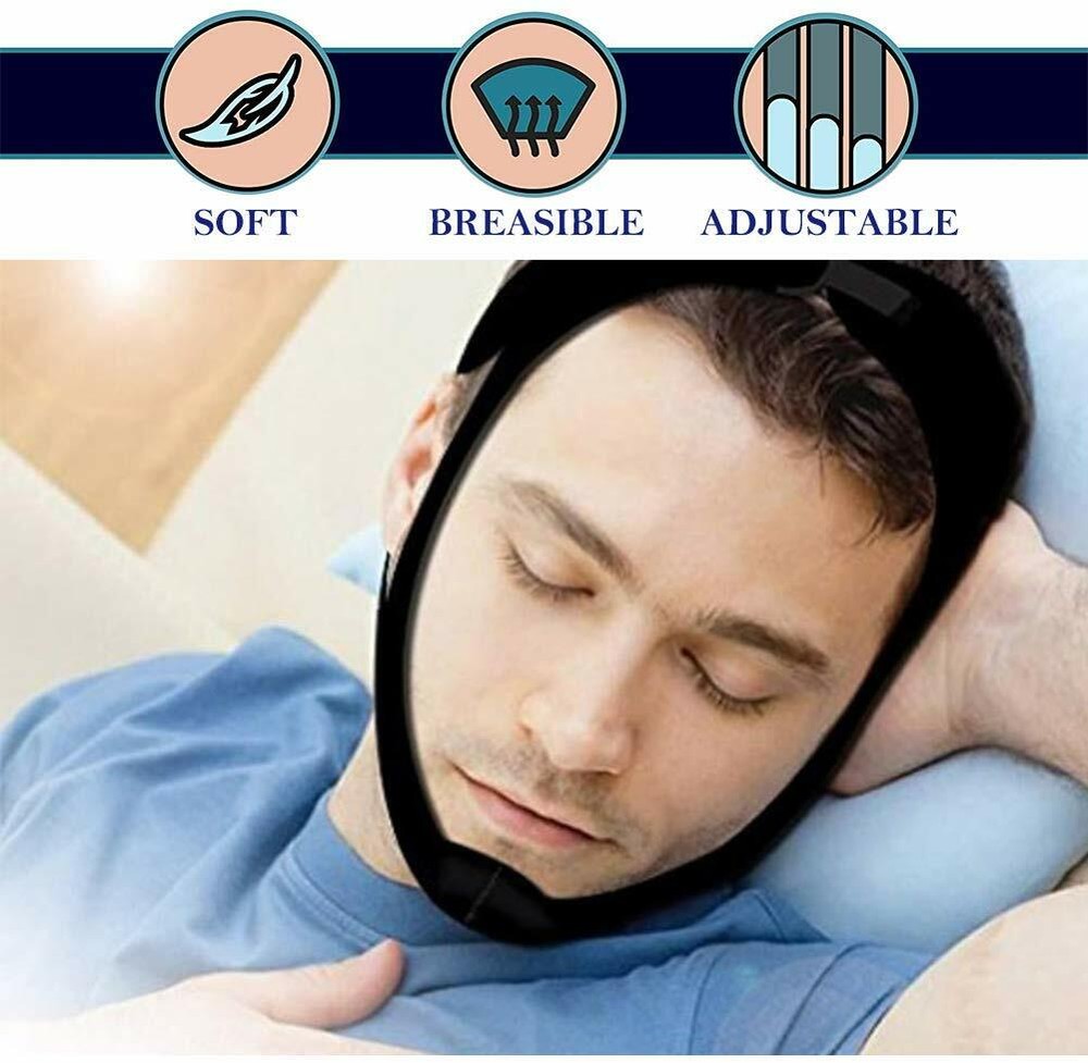 Anti Snore Chin Strap Solution, Snore Reducing Aids