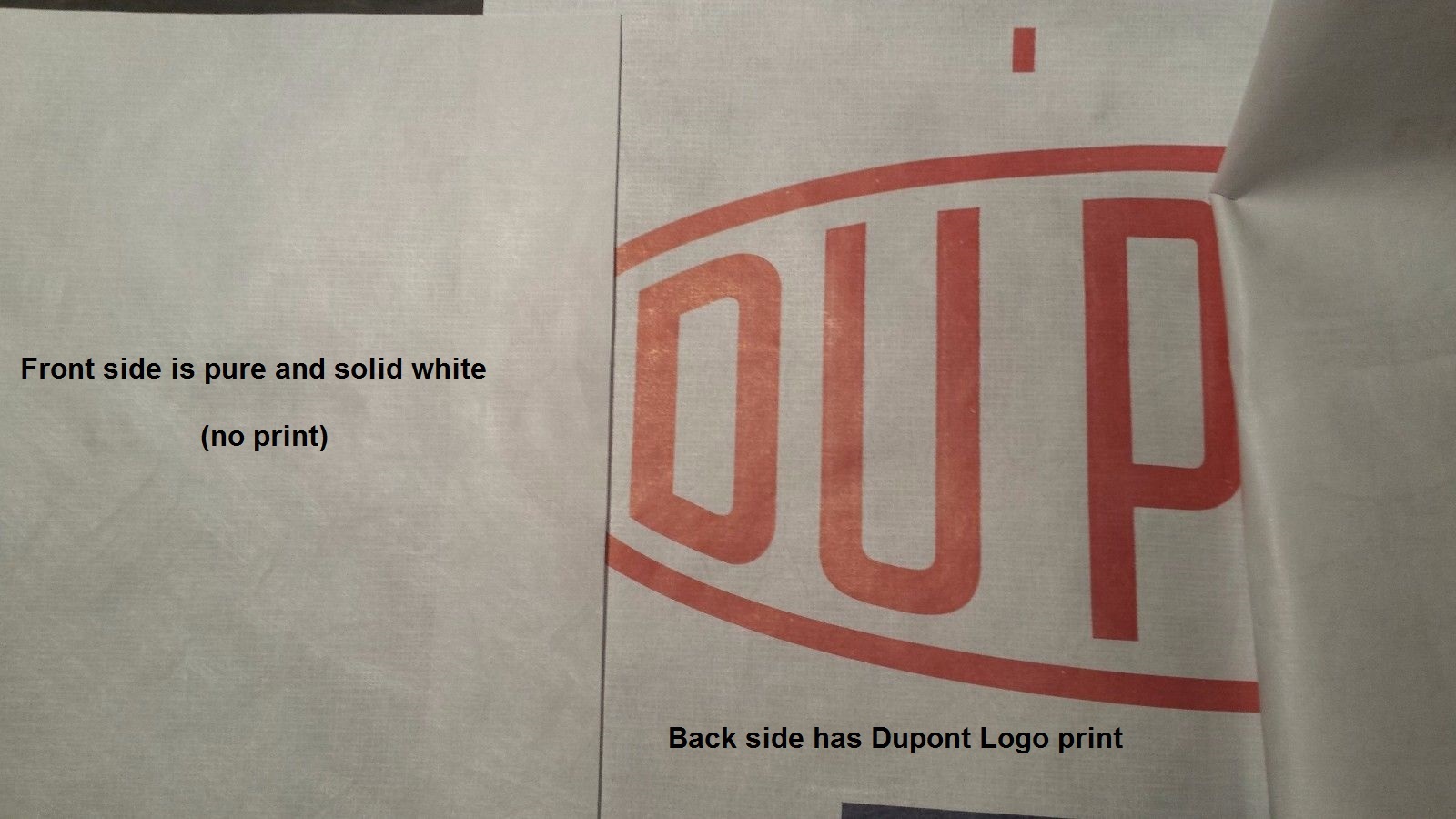 Tyvek 4x7 ft Ground Sheet Tent Footprint with Tie-Off Loops