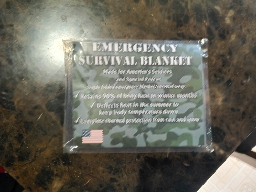 Emergency Survival Blanket SEALED
