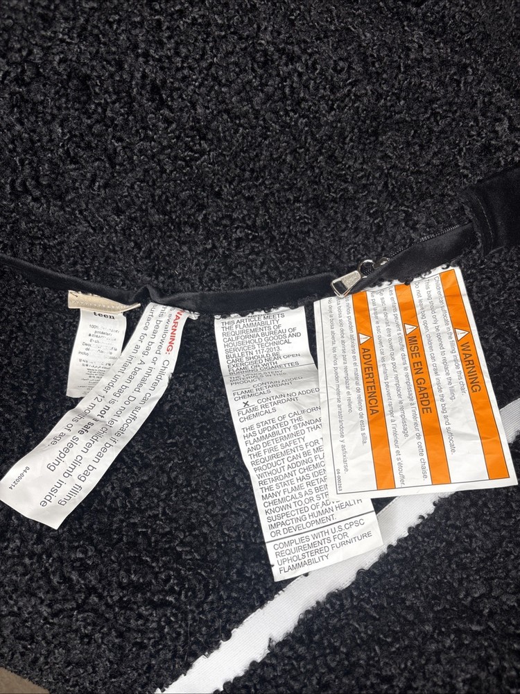 pottery barn Basketball Bean Bag Chair - Large 41" diameter -Bean Bag & Cover