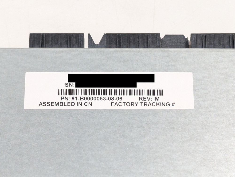 HPE P2000 G3 Modular Smart Array SAS Controller (81-B0000053-08-06) Gray