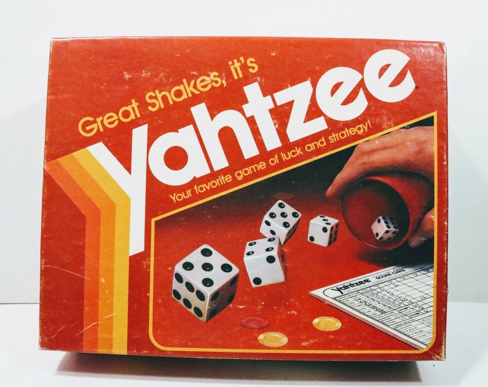 Vintage Game Yahtzee from 1982