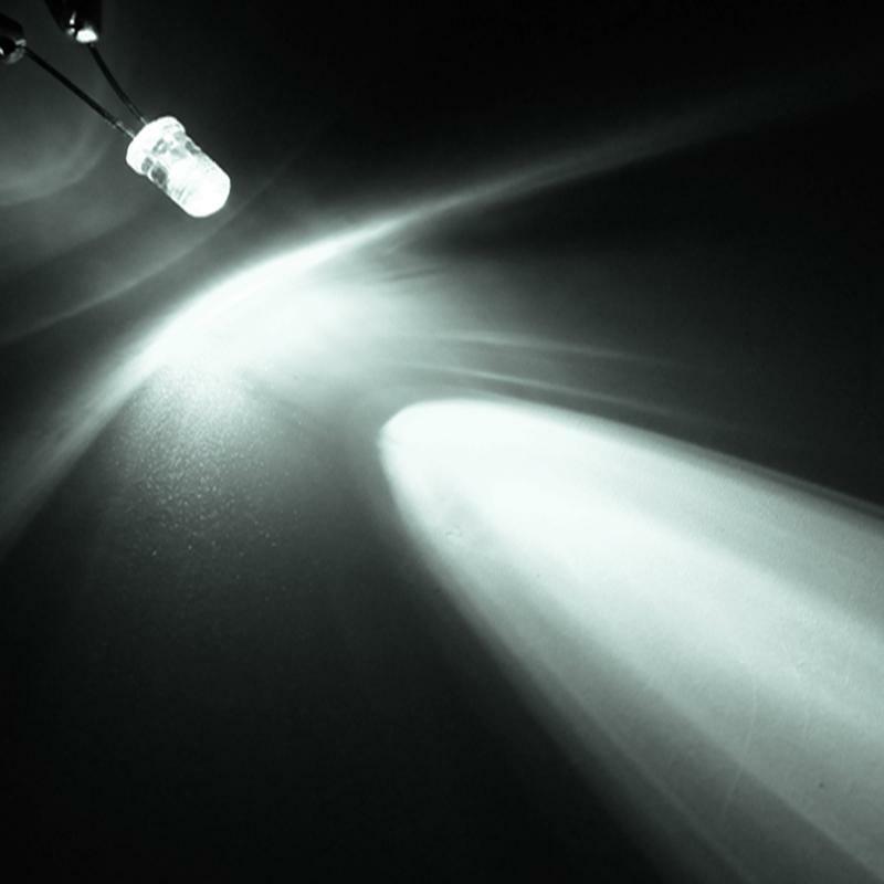 3 5 8 10mm Round Top Water Clear LED Diodes White Red 3pin Bi-color Light Bulb