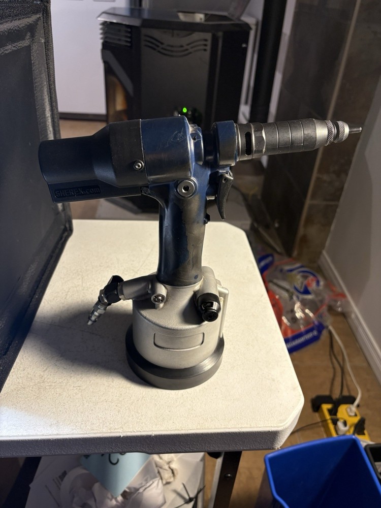 Sherex FLEX-5P Hydro-Pneumatic Spin Pull Rivet Nut Rivnut Nutsert Installer Tool