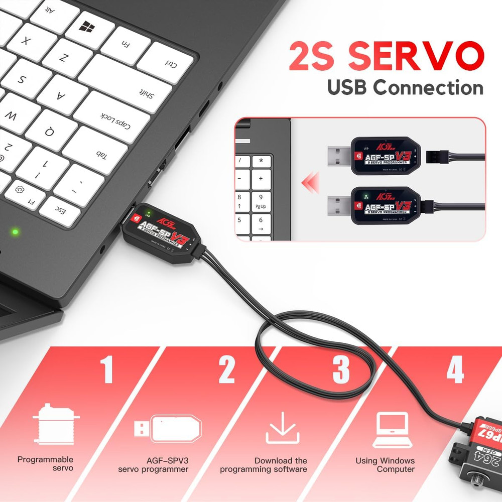 USB Servo Programmer Card for Servos with Programmable Marked(Agf-Spv3)