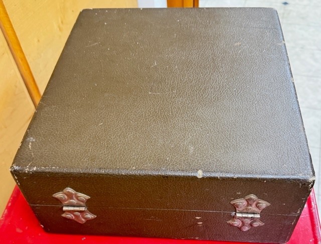 Antique Watchtower Portable Phonograph Works