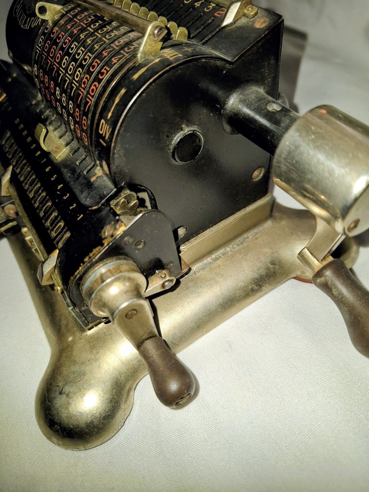 Vintage The Rapid Computer Co Adding Machine, 1800s