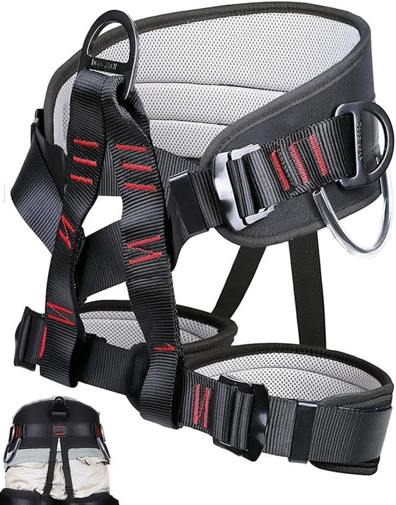 Adjustable Thickness Climbing Harness Half Body Harnesses for Fire Rescuing Cavi