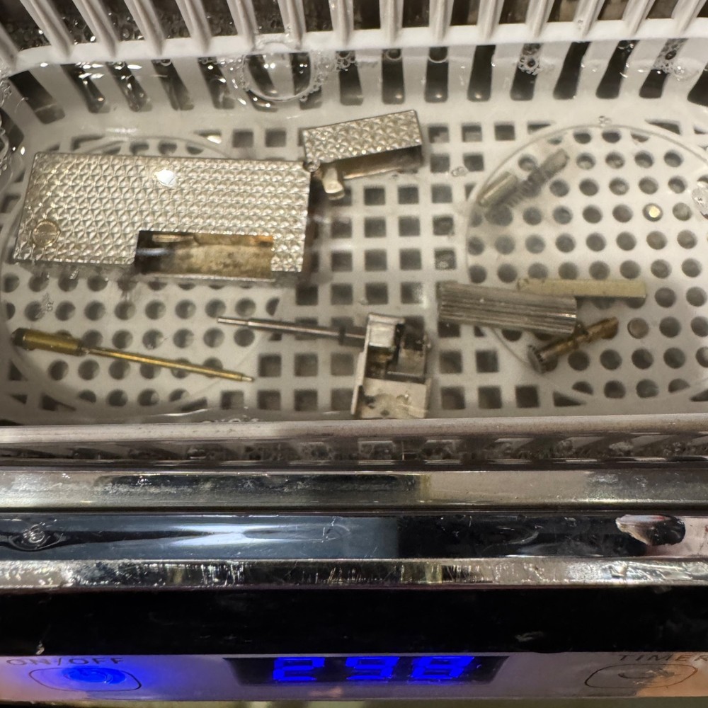 Dunhill Lighter Silver Botanical Pattern_Ultrasonically Cleaned_Working