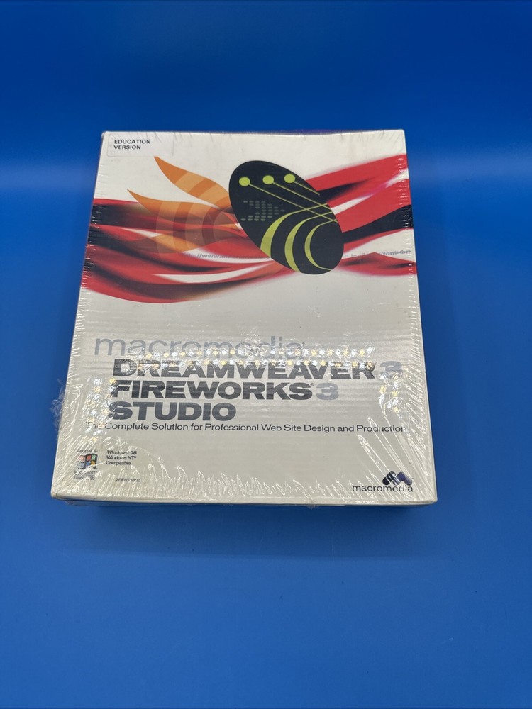Macromedia Dreamweaver Fireworks Studio Sealed