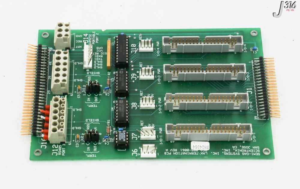22804 SCIENTRONIX PCB, LNX TERMINATION PCB PCA 085-0061