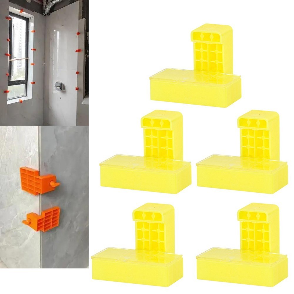Wall Tile Corner Leveling Clips 5PCS for Precise and Fast Tile Angle Fixing