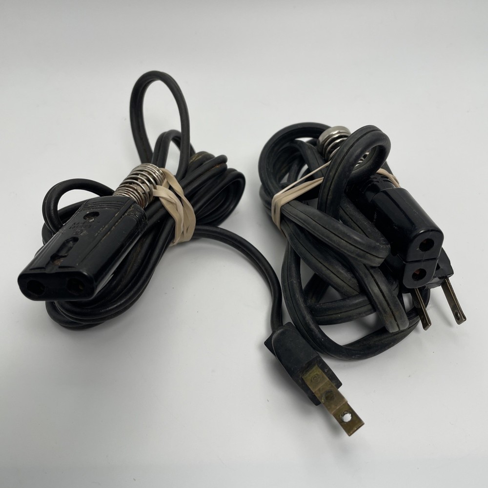 Two Sunbeam Coffeemaster C30A Power Cords For Replacement  READ
