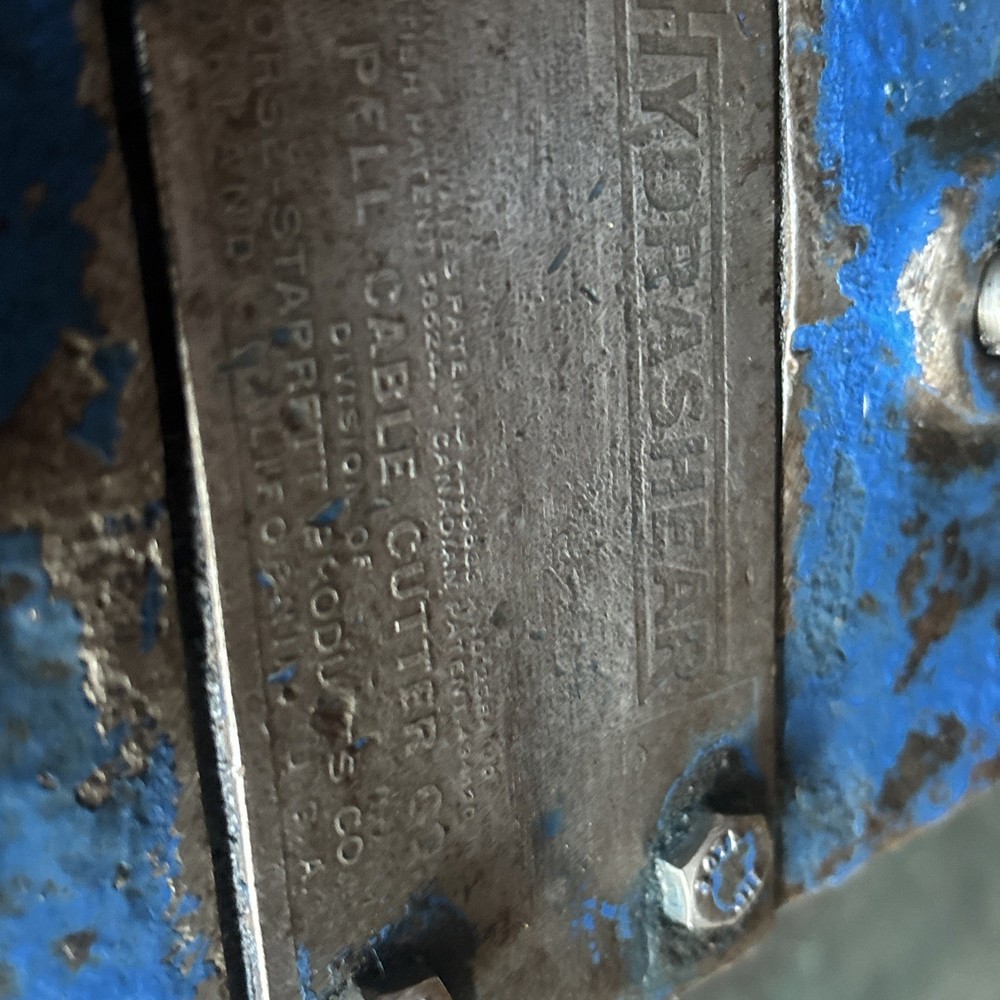 PELL HYDRASHEAR Hydraulic wire rope cutter ,c-9