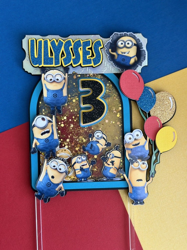 Minions Inspired Cake Topper