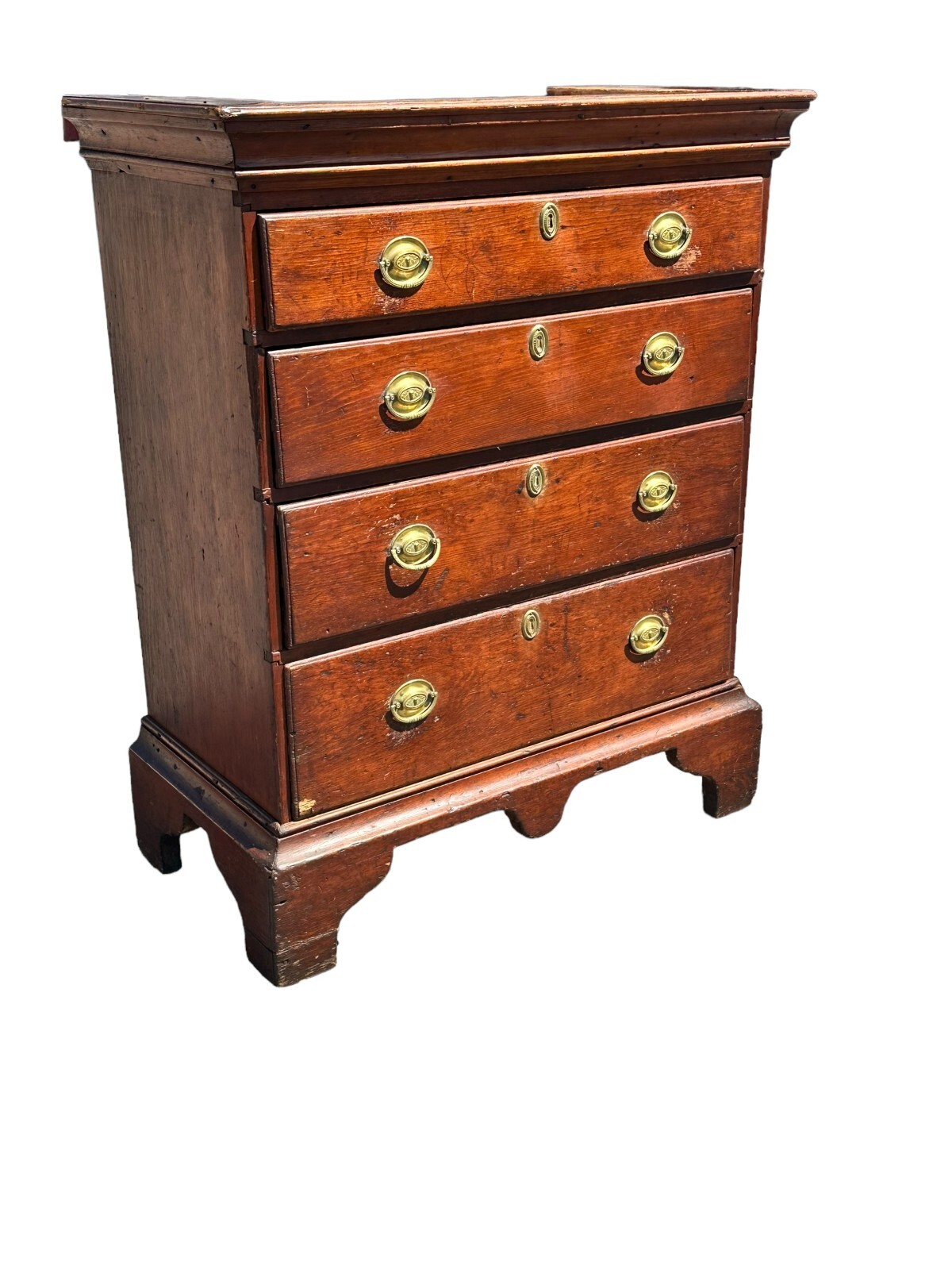 Antique chippendale chest dresser farmhouse country 18th country