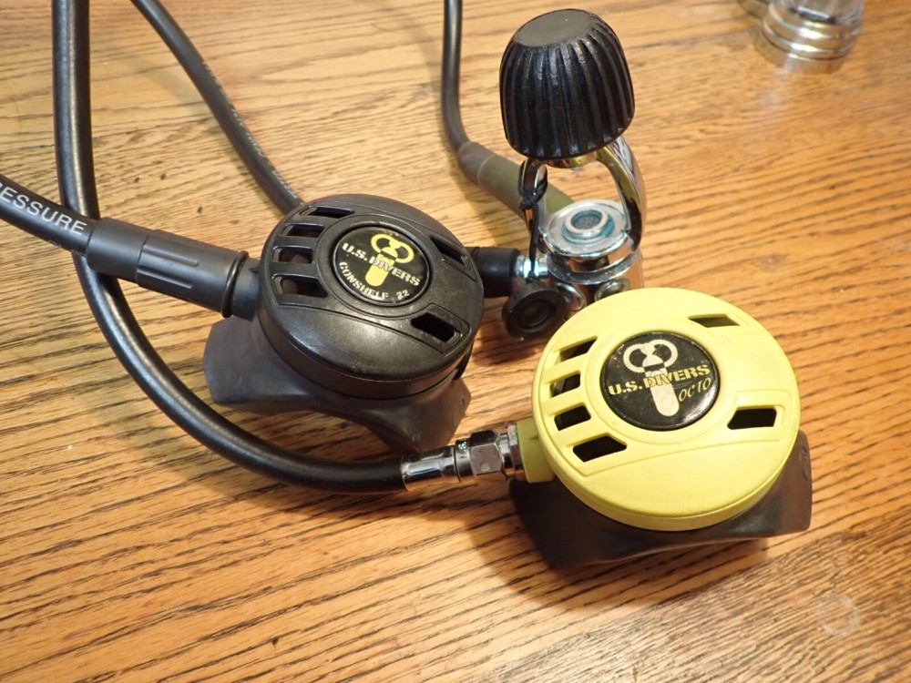 US Divers Conshelf 22 & Octopus Tests good