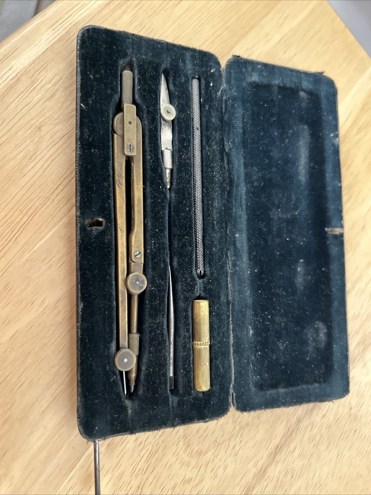 Compass Drawings Set - Vintage