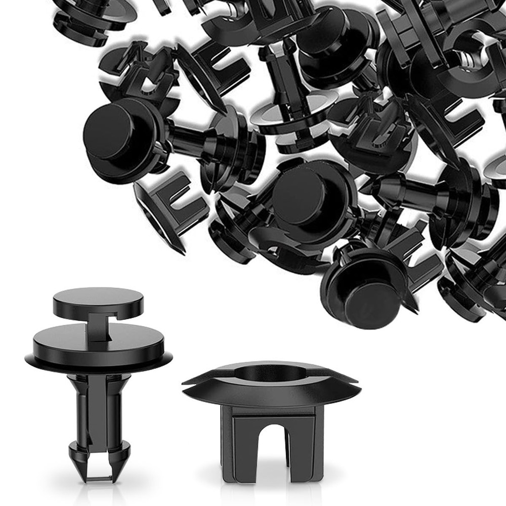 30PCS Front Bumper Clips, Rivet Clip Replacement Kit, Push-Type Air