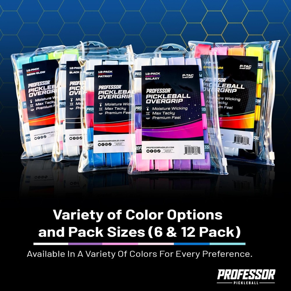 P-Tac Overgrip Black & White - 6 Pack