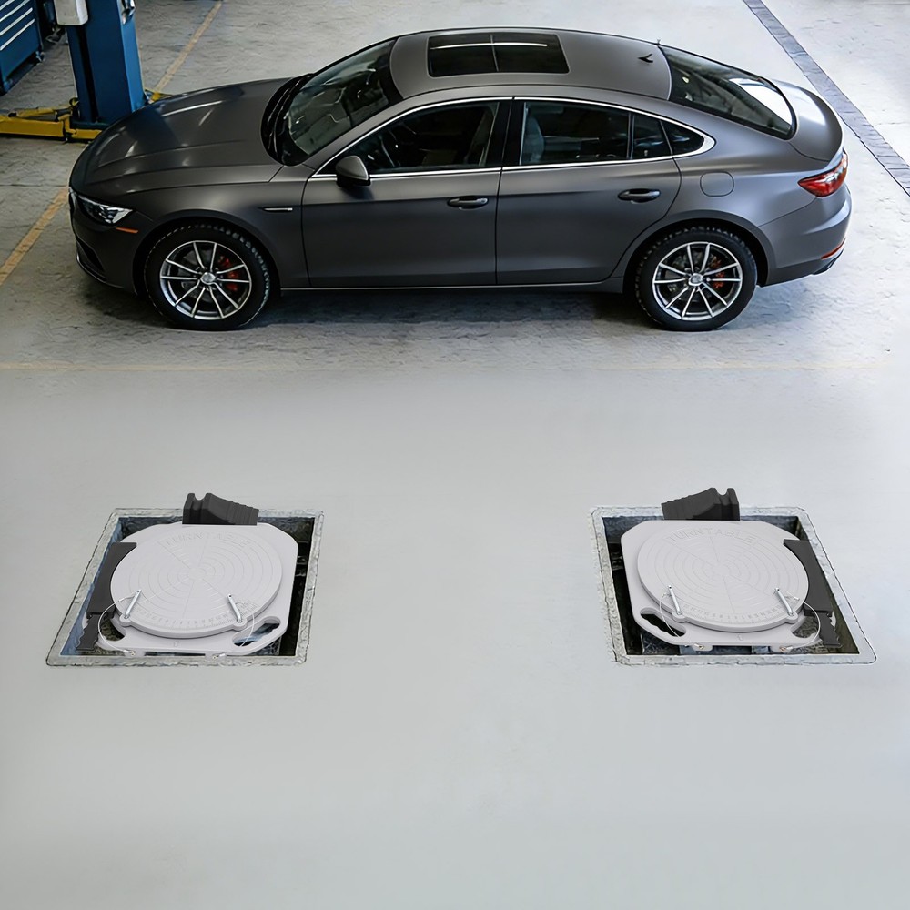 2Pcs Alignment Turn Transition Plates Corner Discs Blocks Wheel Thrust Pads