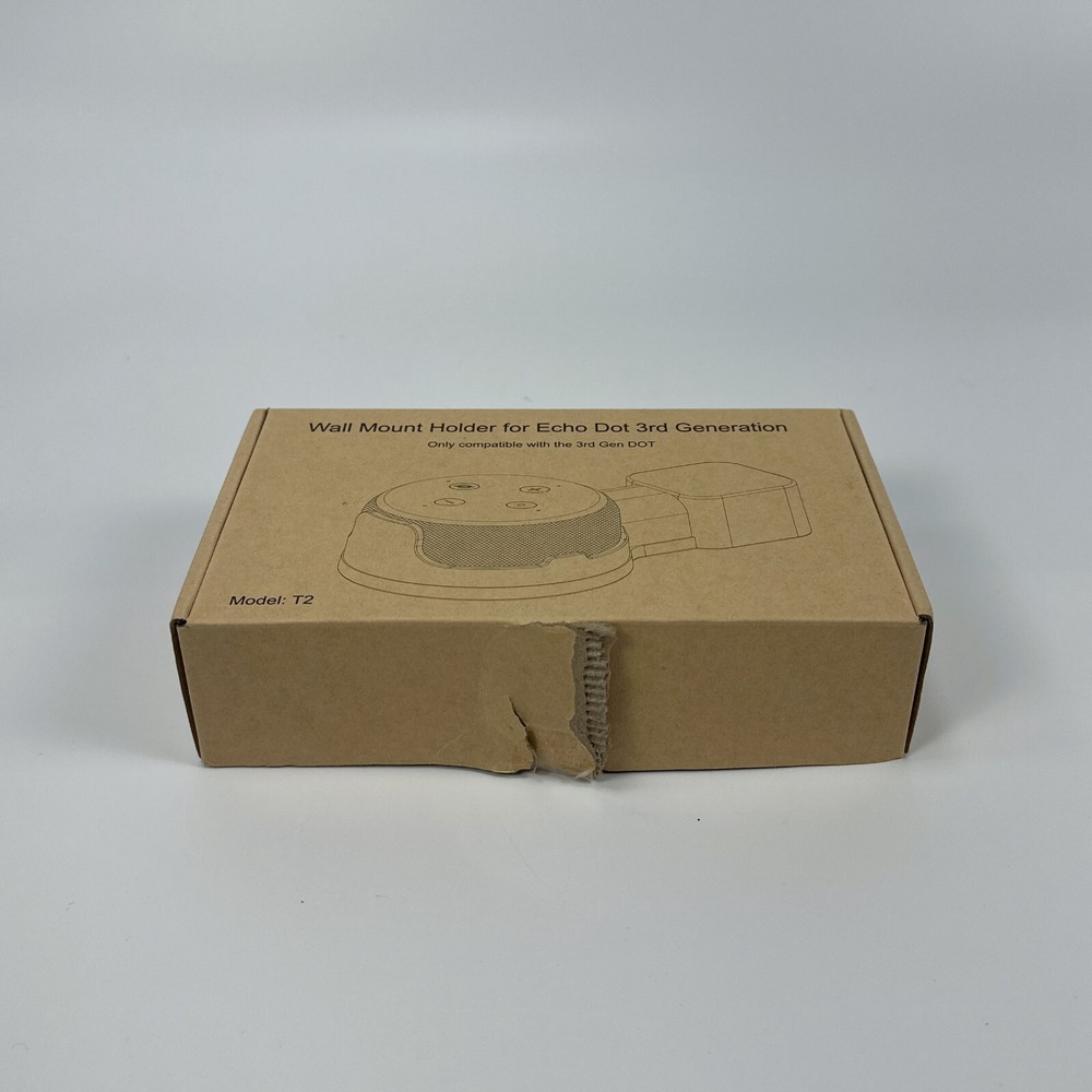 Echo Dot Genie [Square Plug ONLY 2018-2021: Dot 3rd Gen Wall Mount