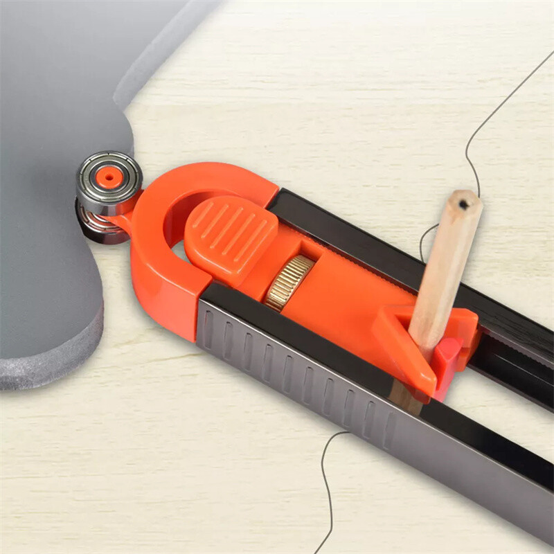 Profile Scribing Ruler Contour Gauge with Lock Precise Copy Irregular Shape Tool