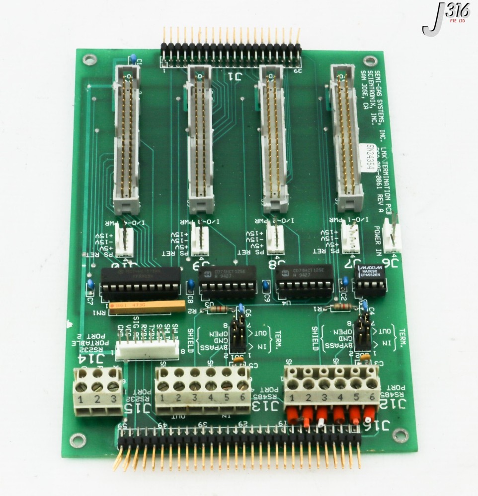 22804 SCIENTRONIX PCB, LNX TERMINATION PCB PCA 085-0061