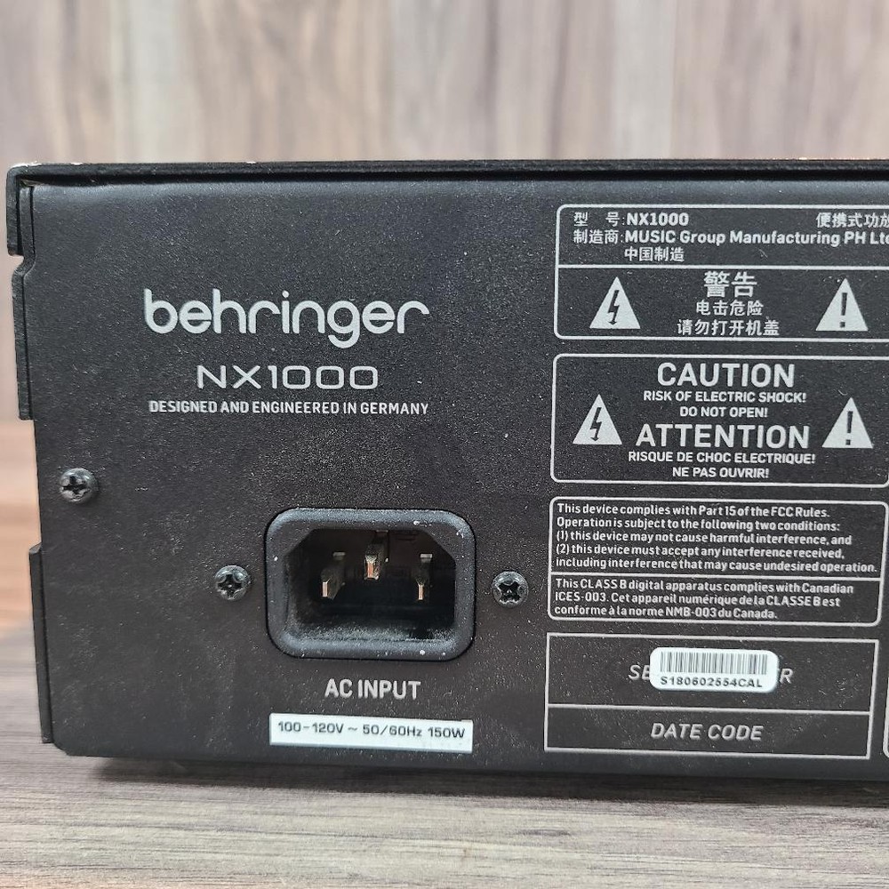 BEHRINGER NX1000 (PSL028935)