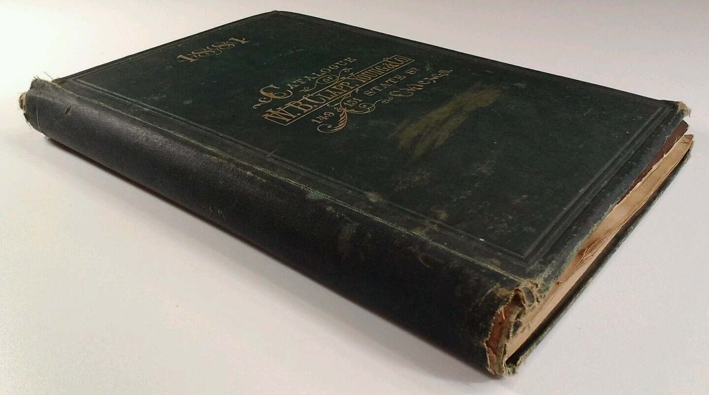 Jewelry Watch Cases 1881 Catalog Page Clapp Chicago Rare VHTF Etching 119