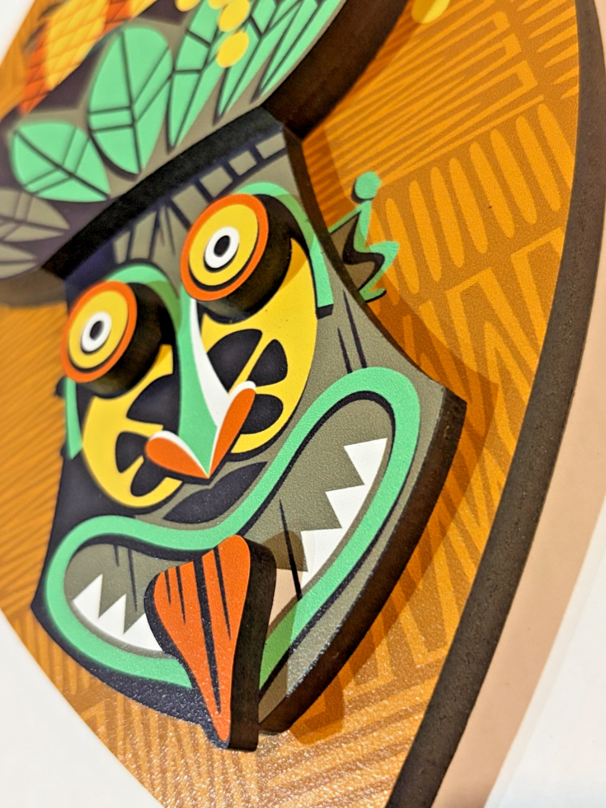 NEW 2023 The Shag Store Tiki Week The Fruit Fanatic Tiki Mask 6x9 LE /100