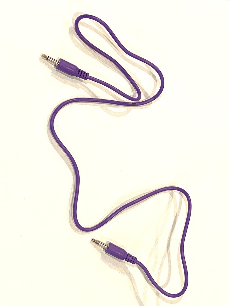 5-Color Pack 3.5mm TS Modular Synth Patch Cables for Synthesizers