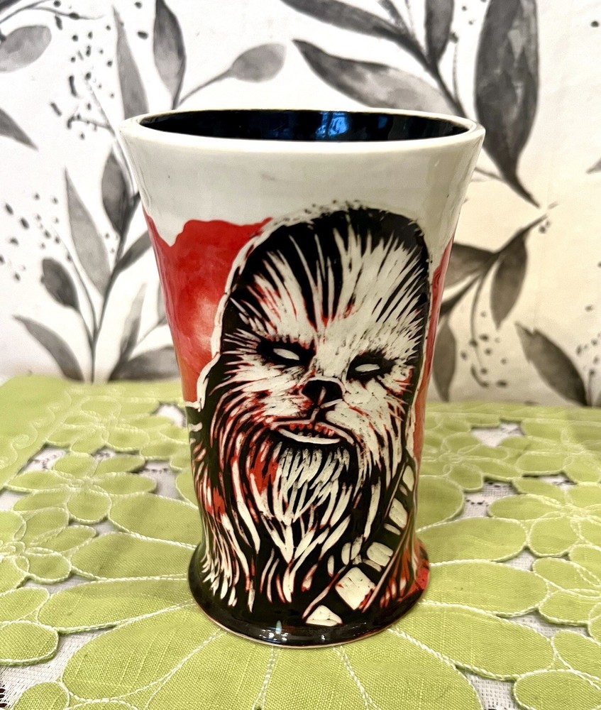 Hand Painted Chewbacca Mug