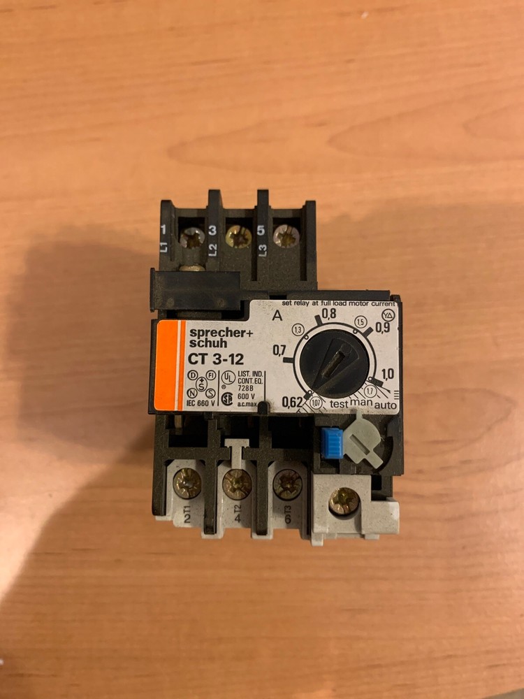 Sprecher + Schuh CTA3-1.0 Overload Relay