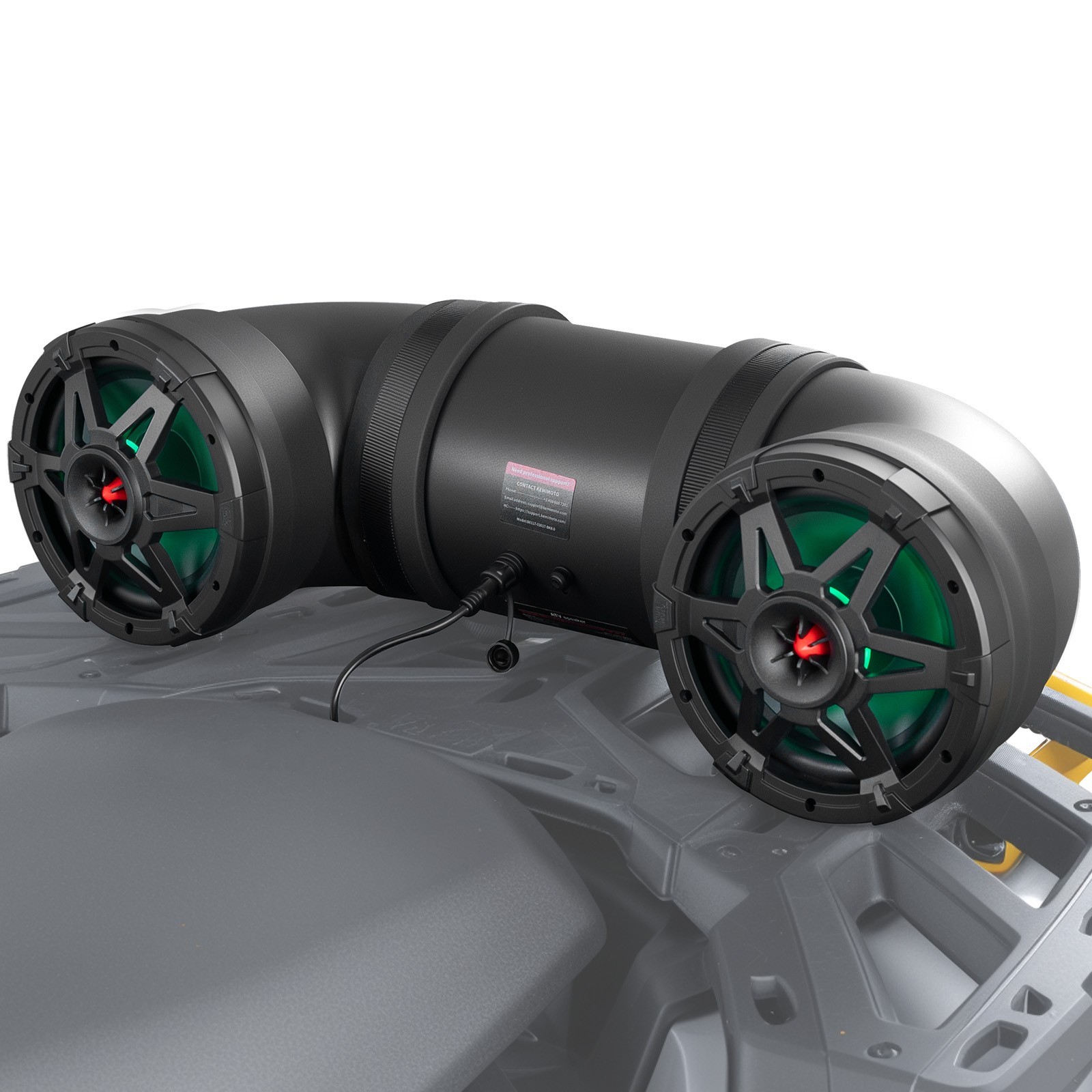 8 Inch ATV Tube Speaker Bluetooth Audio Systems for Outlander Sportman Fourtrax