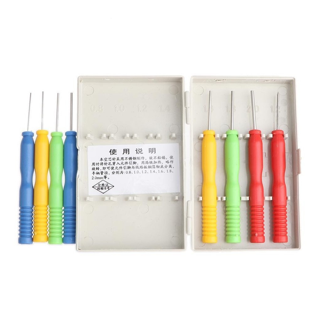 8 pcs/Set Hollow Detaching Pin Electronic Extraction