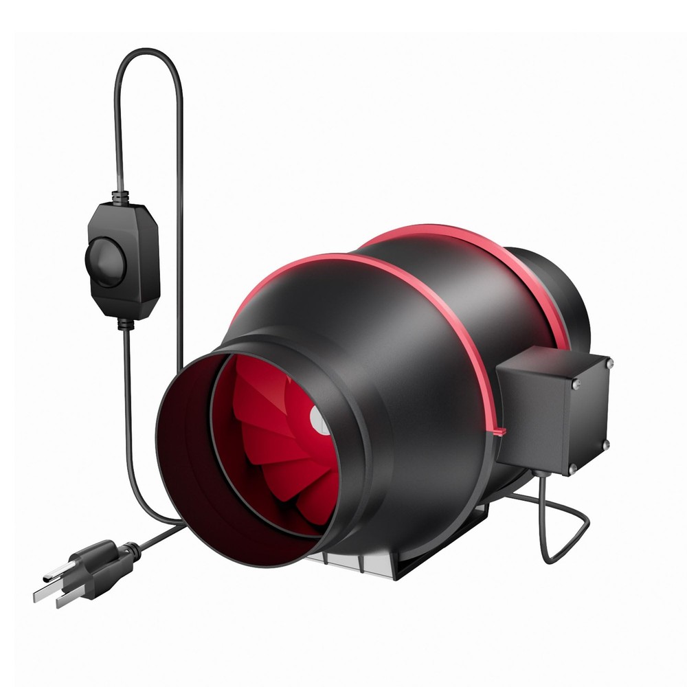 ONNAO Inline Duct Fan 4 Inch 200 CFM with Variable Speed Controller