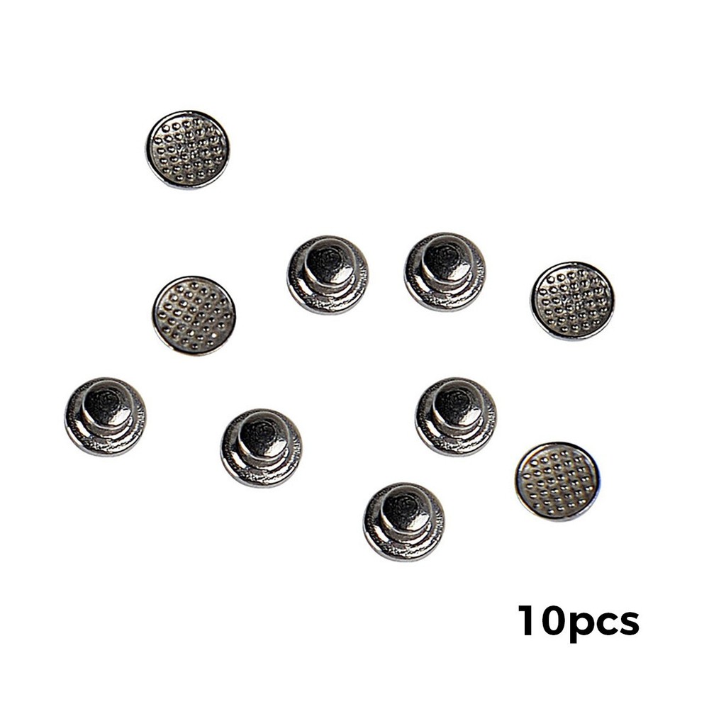 Dental Orthodontic Bondable Lingual Button Crimpable Hook Mesh Base Button Chain