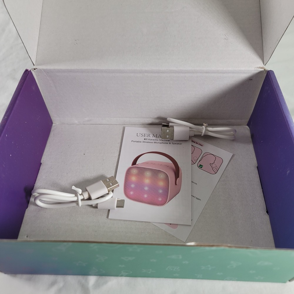 Mini Karaoke Machine (Open Box, NIB)