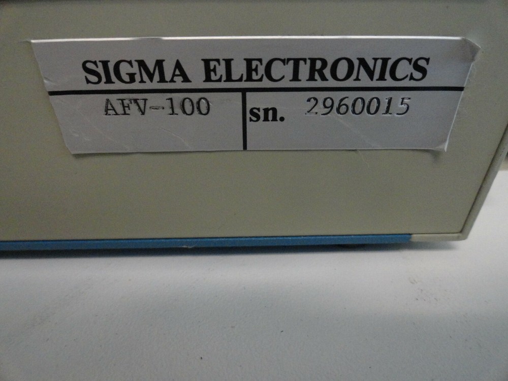 SIGMA ELECTRONICS AFV-100