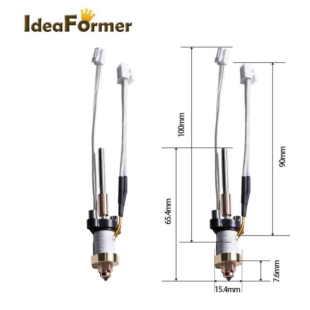 Ideaformer 3D Printer Ceramic Hotend Kit for Creality Ender 3 V3/V3 Plus