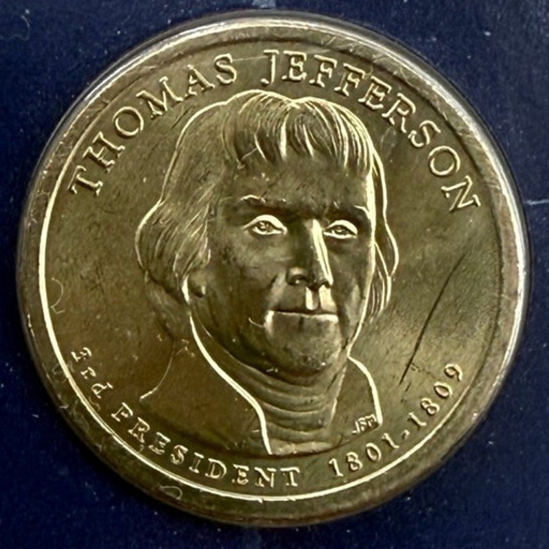 2007 Thomas Jefferson $1 Coin & Stamp Collector Set Uncirculated