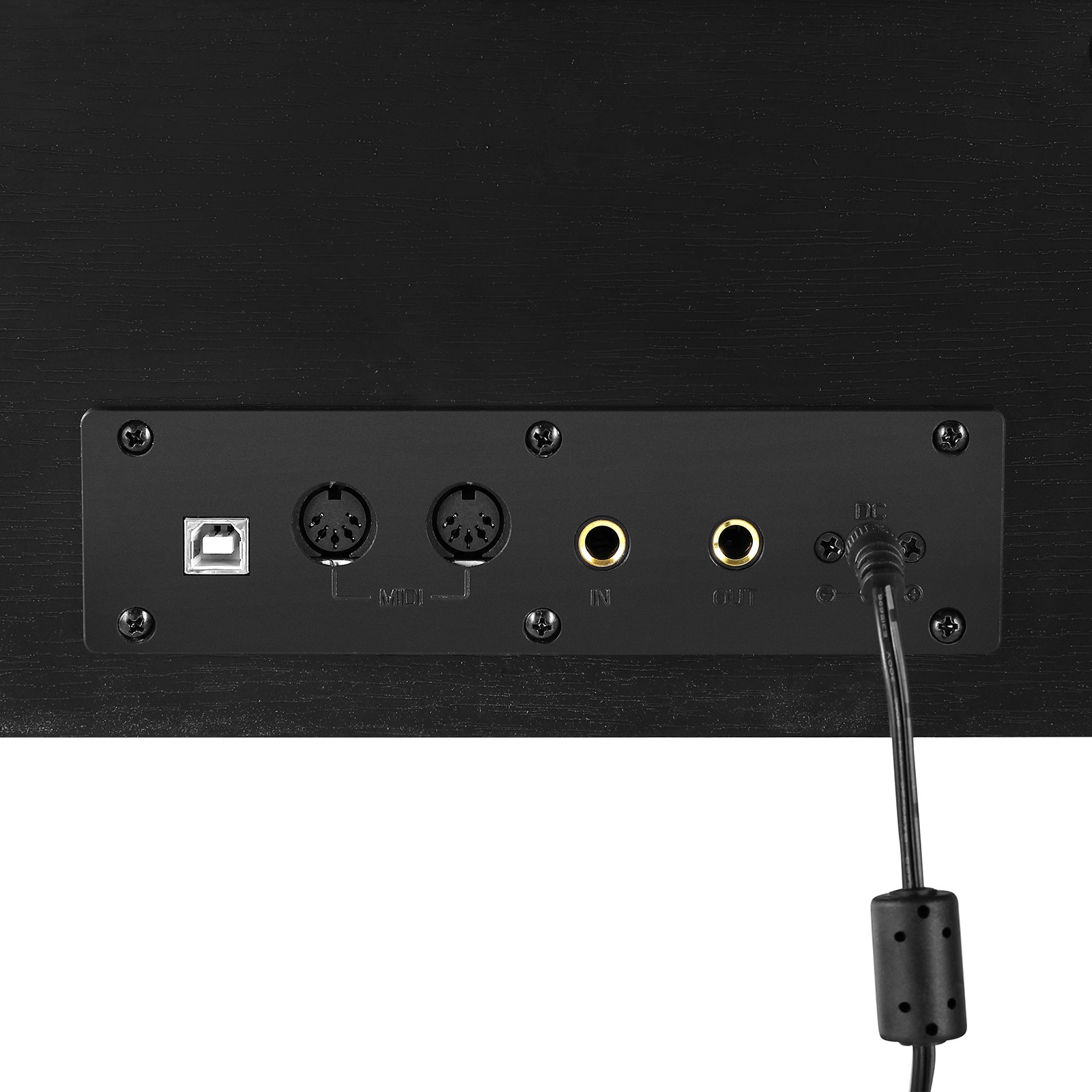 Black 88Key Full Size Weighted Hammer Action Digital Piano Keyboard with 3-Pedal