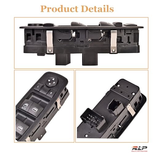 Driver Side Master Power Window Switch - 8Pins + 13Pins - Compatible with 2011