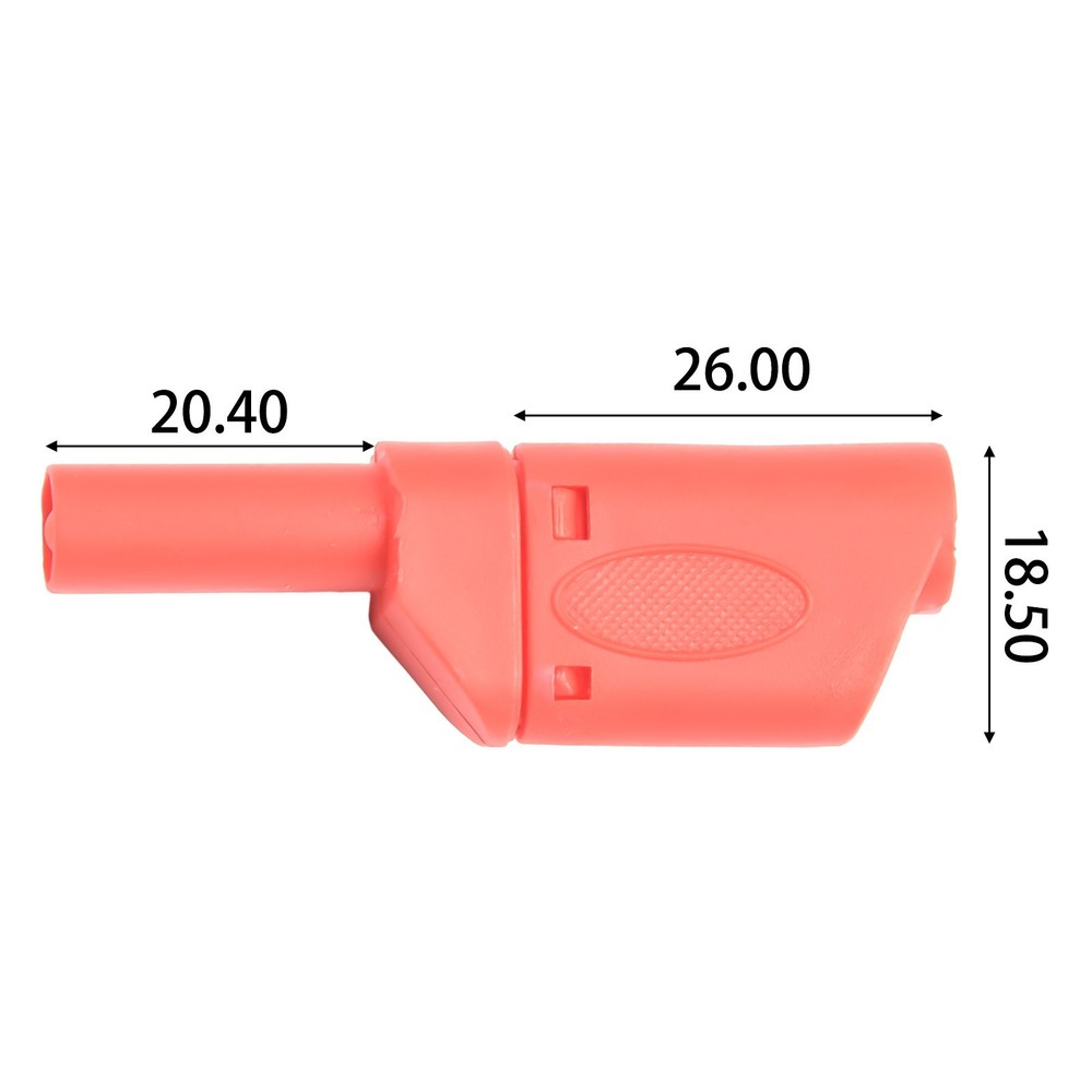 Retractable Sheath Stackable Solder Connectors 5pcs Set 4mm Safety Design
