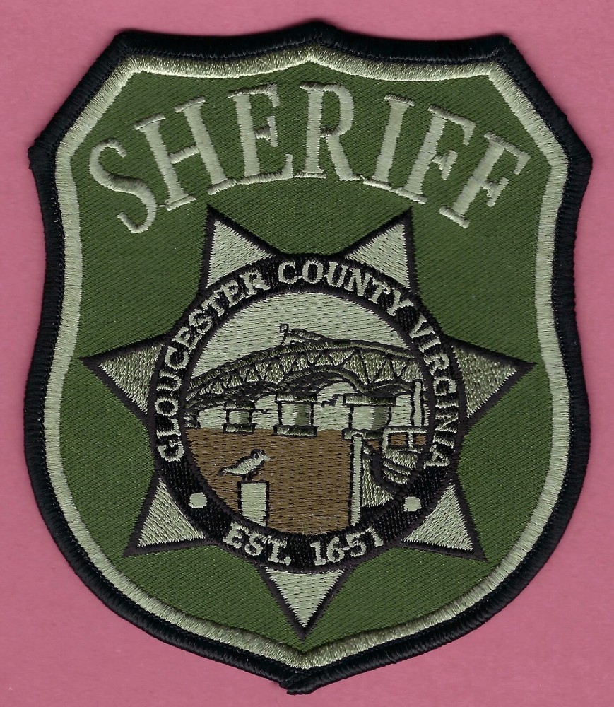 GLOUCESTER COUNTY VIRGINIA SHERIFF TACTICAL PATCH