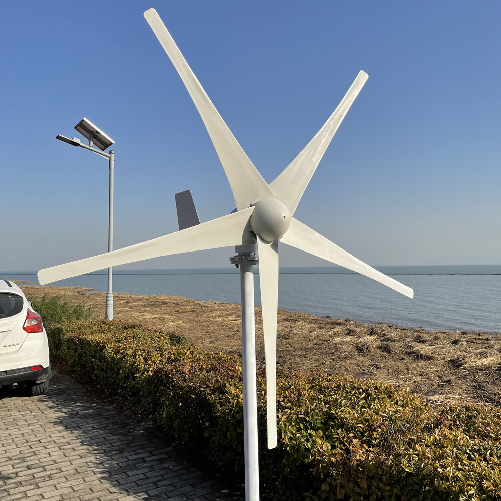2000W 12V --48V Wind Turbine Generator 3-phase Windmill w/ Charge Controller US