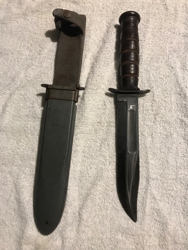 WW2 USN MK2 Camillus M2 on the blade