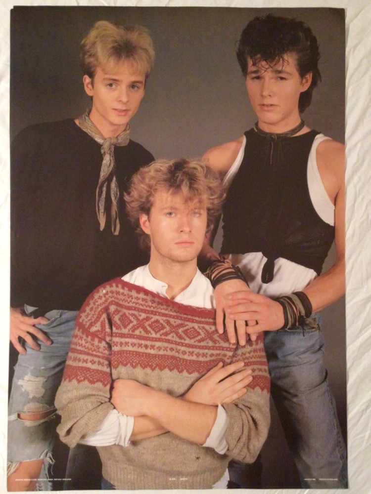 A-Ha 1985 Poster Anabas England New Condition